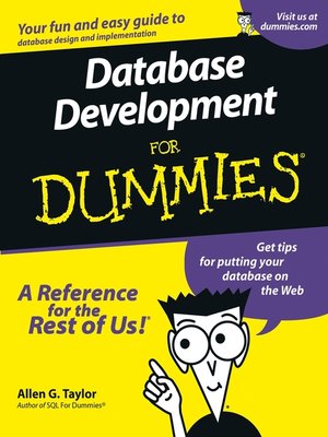 cover image of Database Development For Dummies